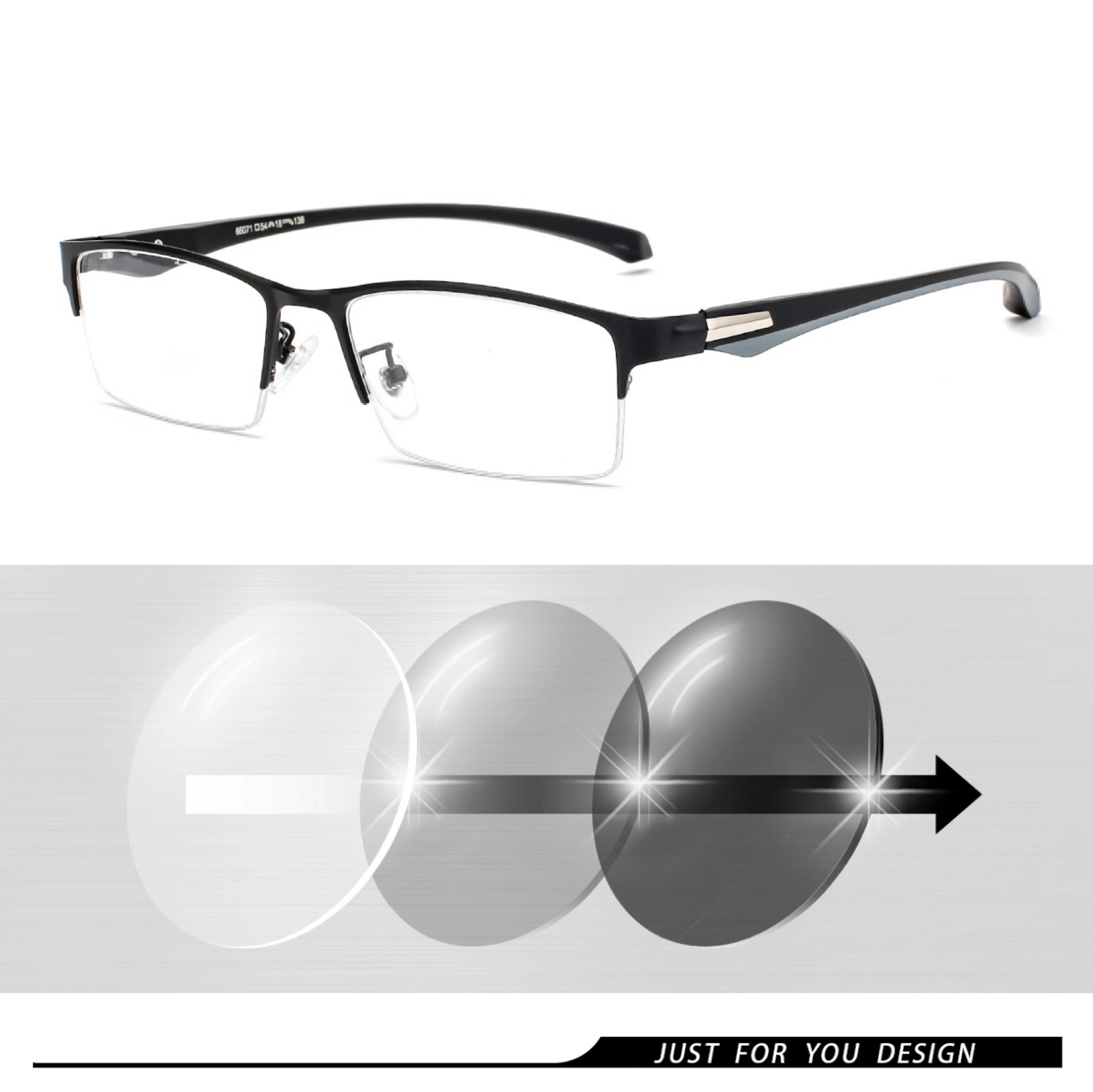 

Fashionable Men s Photochromic Reading Glasses UV Radiation Far Sight Protection With Strength 0 +0.5 +0.75 +1.0 +2.0 To +6.0 Customize