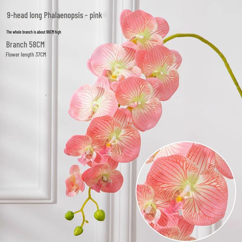 Luxury Realistic Phalaenopsis Artificial Flower for Weddings and Home Décor