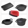 1 Set Grill Pan Scraper Non-slip Fadeless PC Dishwasher Safe Pan Cleaning Scraper for Glass