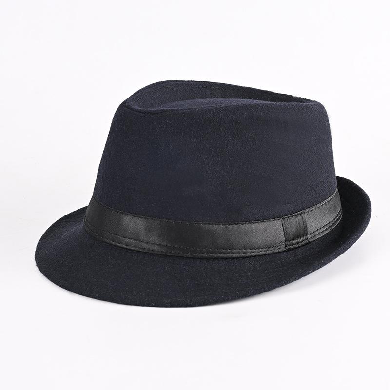 Autumn and Winter Models Are Available for Men and Women, British Retro Hats, Fashionable Gentleman Hats, Jazz Hats, Trendy Woolen Top Hats.