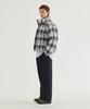 COVERNAT Semi-Wide Fleece-Lined Cargo Easy Pants Black