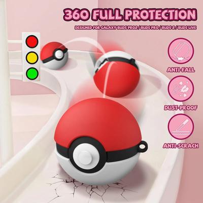 Roztomilé silikonové pouzdro pro Samsung Galaxy Buds 3/Buds 3Pro/Galaxy Buds2/ Galaxy Buds 2Pro / Galaxy Buds Live/Galaxy Buds FE Nové pouzdro