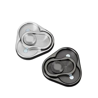 1PCS Triple Pack Magnetic Push Cards Triangle Fingertip Spinner Metal Popping Sound Stimulating Game forAdult Stress Relief Toys