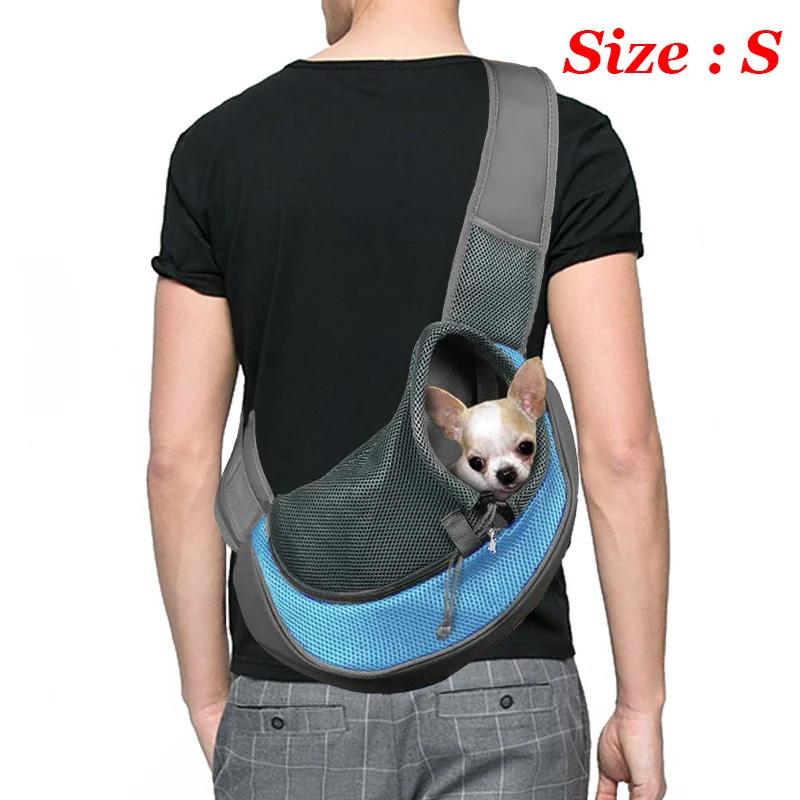 1 Stück Hund-Rucksack, Hund-Trageschlinge Atmungsaktives Netz Reise-Umhängetasche Für Welpen Katze Wandern Camping