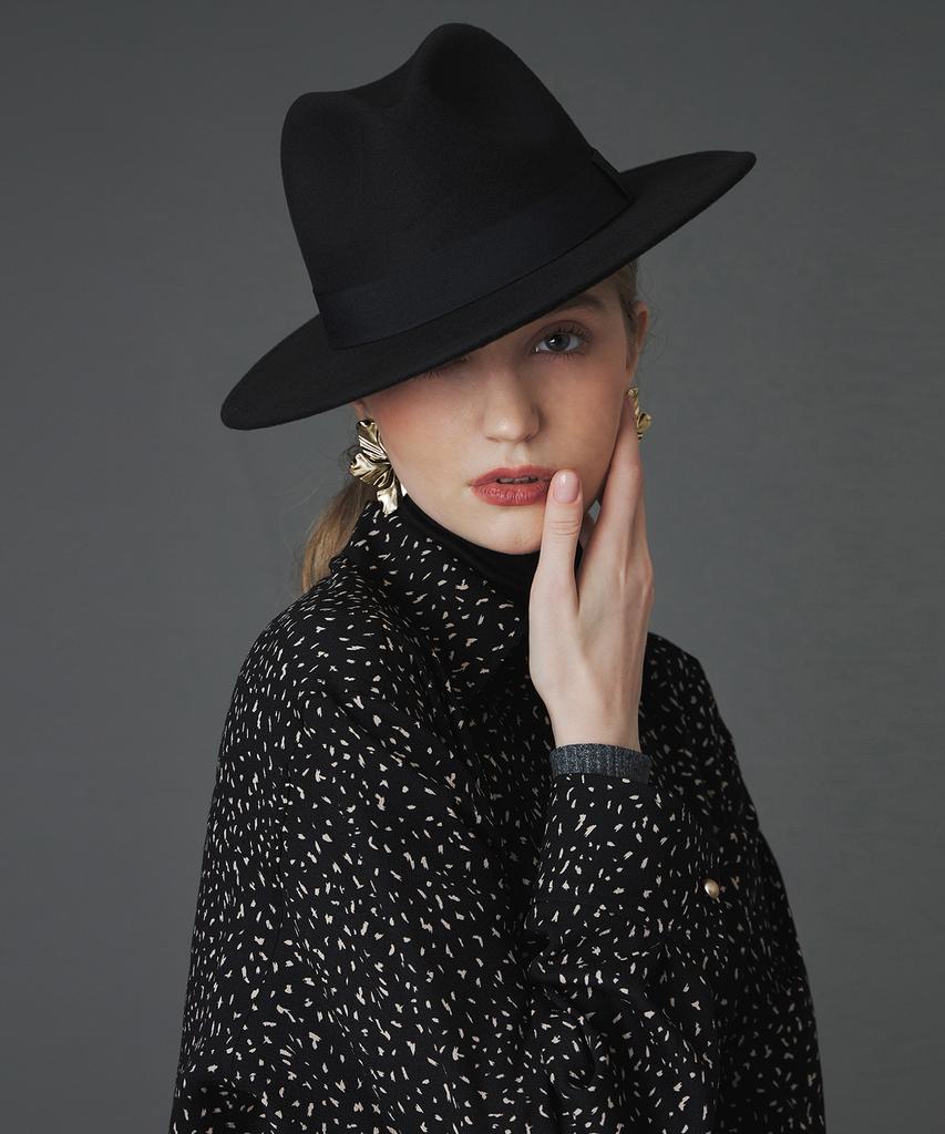 Pelimela Ren Shirt Dress (Black)