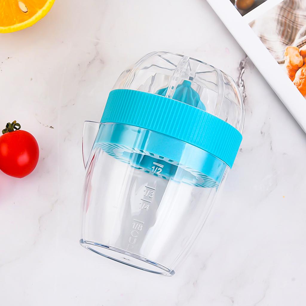 Manual Hand Press Lemon Juicer Easy to Pour Orange Squeezer with Lid Easy to Use Kitchen Tool for Juice Enthusiasts
