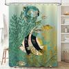 Vibrant Underwater World Shower Curtain Artistic Fish Print for Bathroom Decorations Perfect Gift Idea Waterproof Fabric Avail