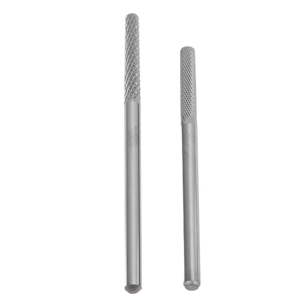 2pcs Nail Drill Bits Tungsten Steel Nail Grinding Heads Nail Drill Heads for Nail Technicians Nail