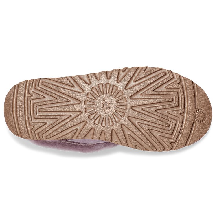 UGG Kyrina Bow Pom овчина теплые прочные бант меховые зимние сапоги женские зимние сапоги розовые фиолетовые 1125390-SHAD