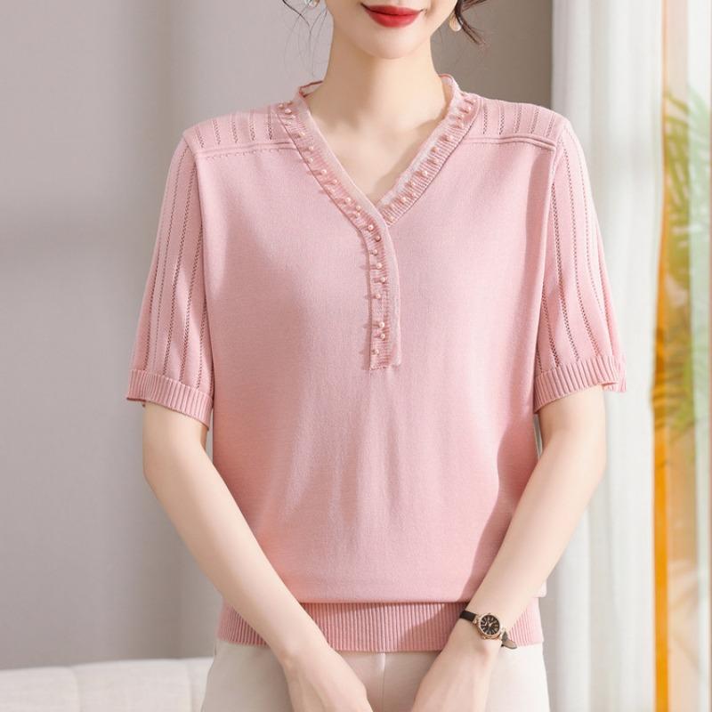 Spring Fashion Casual Women's Clothing Mother Clothing Nanxi Phoenix Summer New Knitted Daily Commuter Models