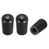 Uxcell 3Pcs Guitar Toggle Switch Tip Brass Toggle Pickup Switch Knob Tip Replacement Part for LP Electric Black 3-Way M3.5 Screw-Type Guitar,