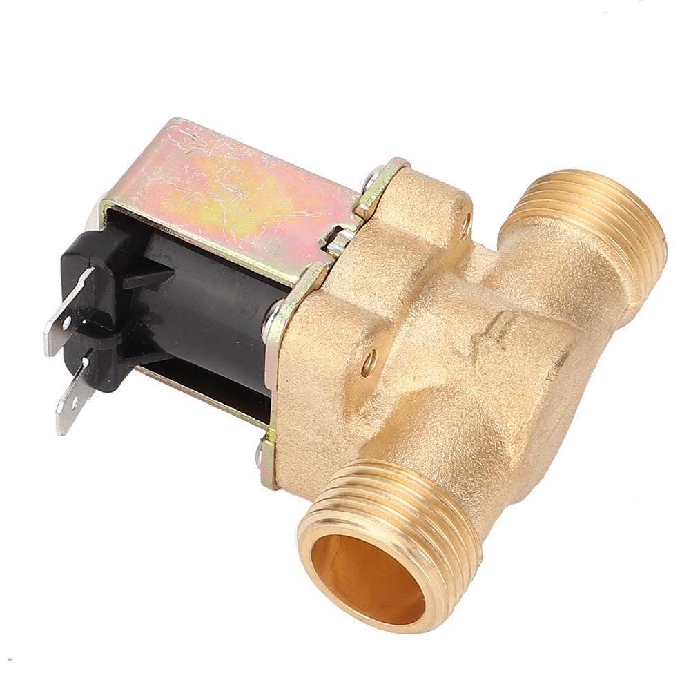 G12" Normally Open Brass Solenoid Electromagnetic Valve Water Inlet Switch (DC12V)