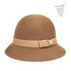 Helen Kaminski Alfreda 6 Cashmere Ribbon Cloche Hat Bucket Hat ALFREDA6-CM