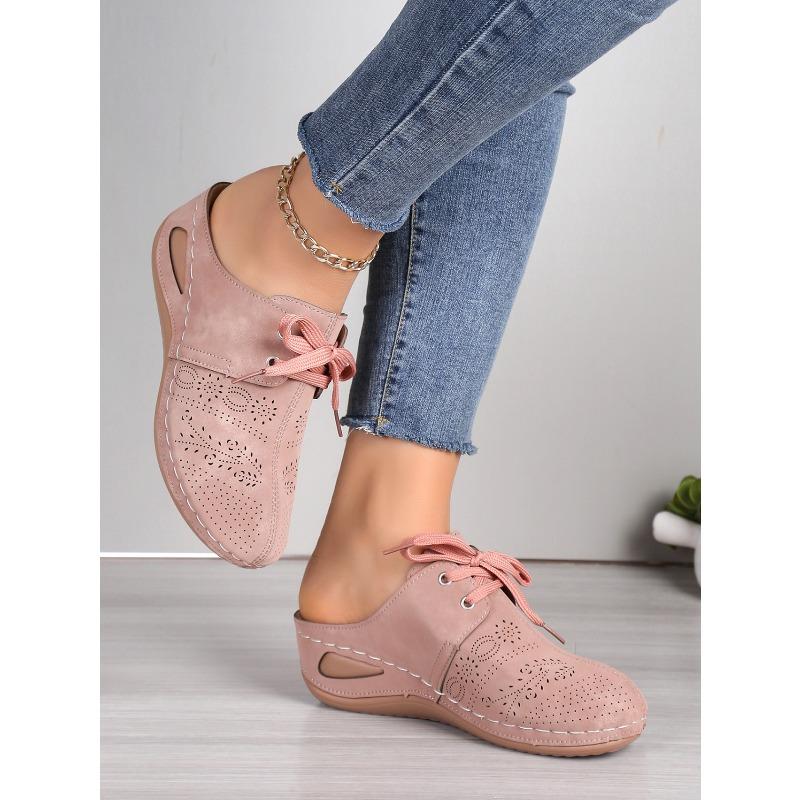 Summer New Large Size Women's Wedge Slippers Baotou Wedge Heels Women