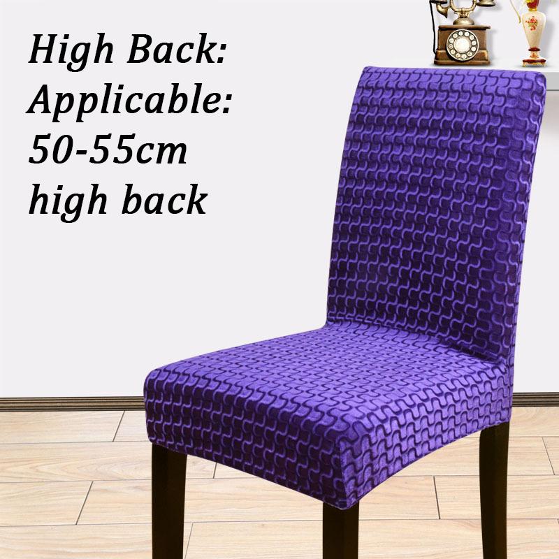 Spisebord Stoltrekk Stolpute Enkel Pute Krakktrekk Elastisk Husholdnings Spisestuestoltrekk Stoff