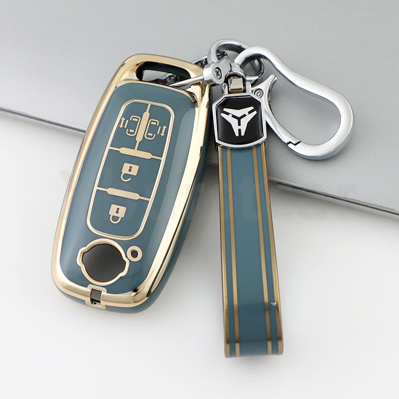 4 Buttons TPU Key Case Holder Cover For Nissan Kicks X Trail T33 Ariya Altima Rogue Juke Qashqai J12 Bluebird Sylphy Accessories