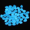 Outdoor Luminous Stones Colorful Fluorescent Luminous Pebbles for Dark Garden Courtyard Walkway Garden Trails 100   Bag