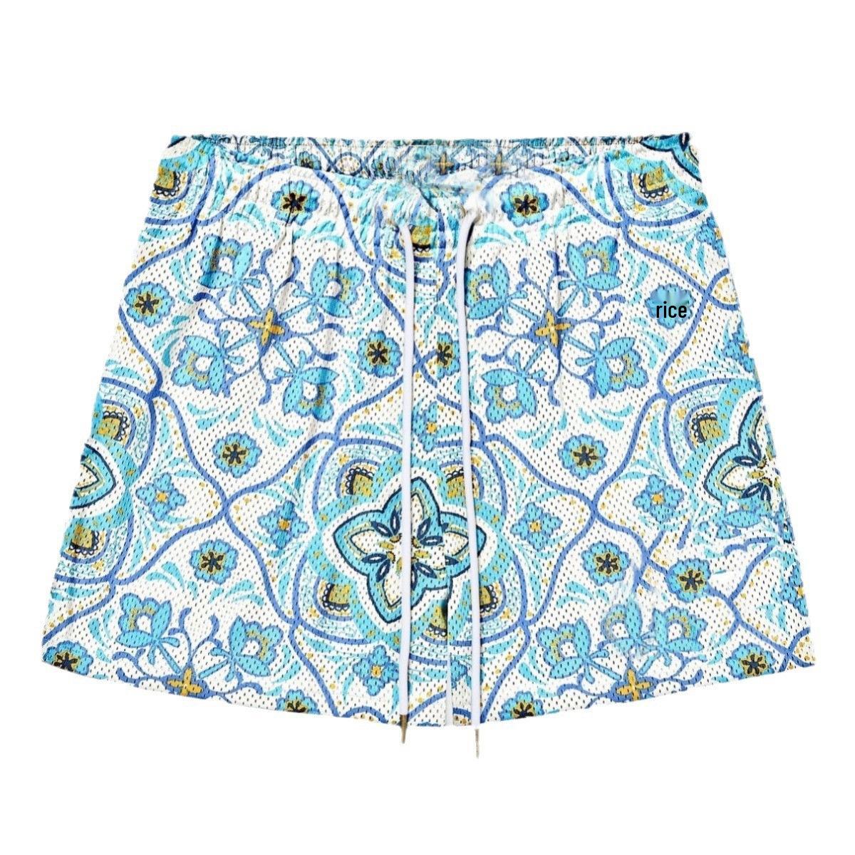 

Unisex Quick-Dry Basketball Shorts - Summer Fit, Above Knee, Loose & Lightweight L