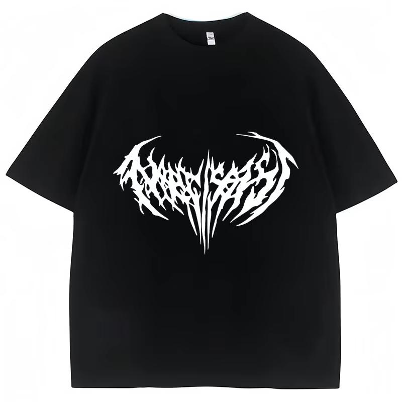 Popular Rapper Ken Carson Playboi Carti T Shirts Opium Destroy Lonely Gothic Punk T Shirts Men Women Pure Cotton Tees Streetwear