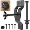 Wall-Mounted Spare Tire Carrier Bracket for Trailers, Enclosed No. 304 Stainless Steel