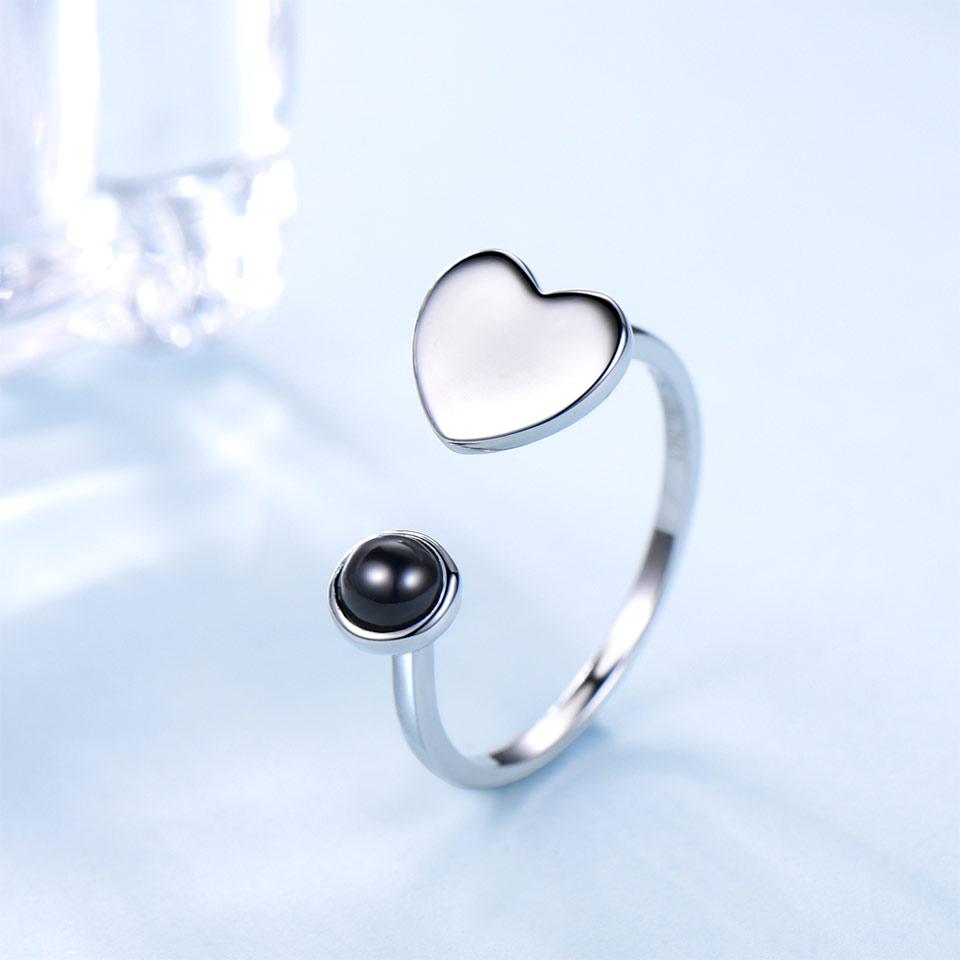 Umcho Natural Agate Gemstone 925 Ring