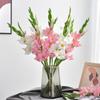PU Artificial Gladiolus Branches Real Touch Fake Flowers  Outdoor Garden Decor