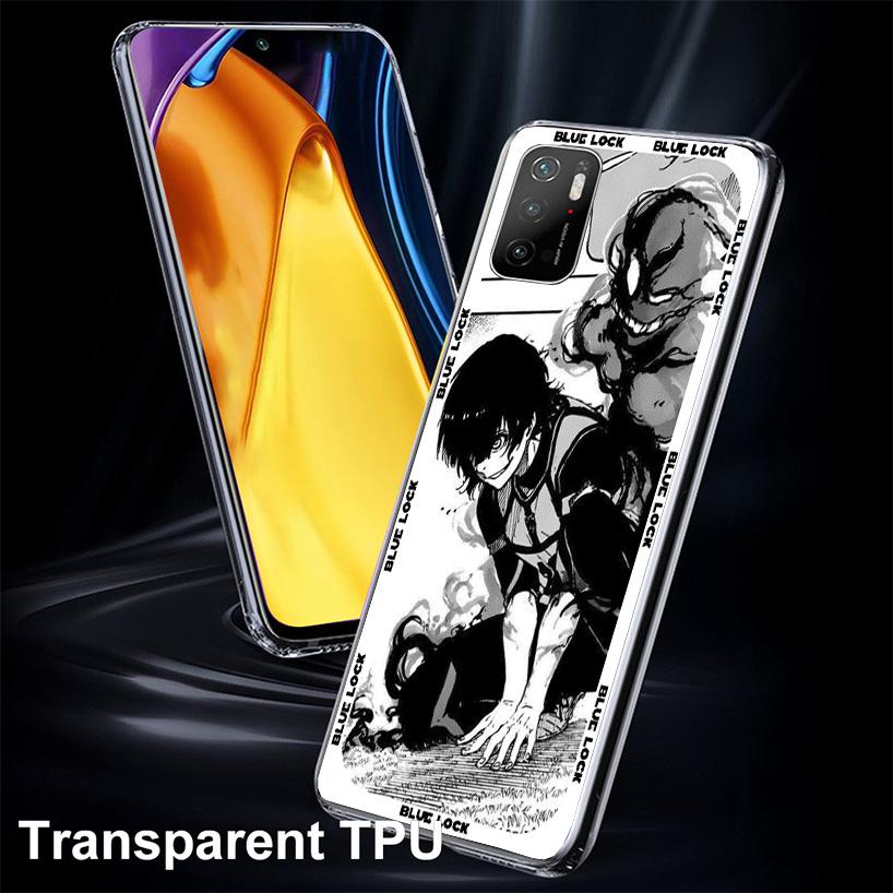 Anime Blue Lock Phone Case For Xiaomi Poco F7 Ultra X7 X6 Pro X5 Redmi 15 15C 13 13C 12 12C 10 10A 10C 9 9A 9C 9T Shell Poco X7