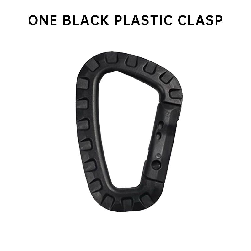

Outdoor Light Weight Medium Tactical Hiking Duckle Hiking Dag External Plastic Steel Quick Hanging With Lock Key Chain D Duckle