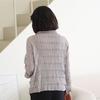 Shiz Madam Women 3d Pleats Piano Wrap Blouse   Cardigan J31789