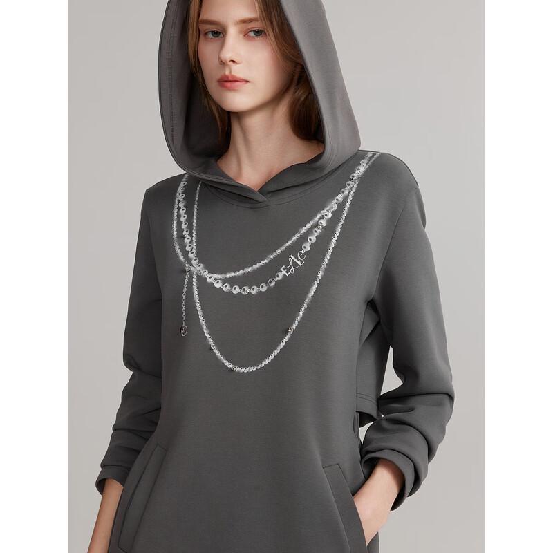 

Платье ELLE с принтом французского жемчуга M