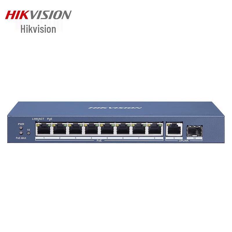 

Hikvision DS-3E0510SP-E 10-Port Gigabit PoE Unmanaged Switch