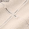 BITCED Women's Autumn/Winter Plus Size Fashion Shearling Coat Loose-Fit Shearling Coat