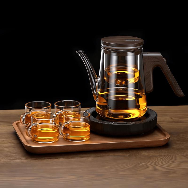 Yuluo Magnetic Heat-Resistant Glass Tea Infuser Pot Set