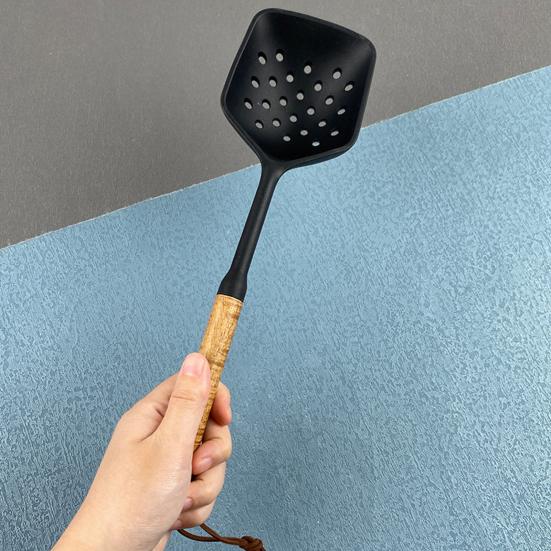 Silicone Cooking Spoon for Nonstick Cookware Heat Resistant Spatula Spoon Slotted Spoon Scraper Kitchen