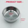 Leak Proof Coffee Strainer Stainless Steel Portafilter Basket Double Cup Espresso Machine Coffee Filter Accessory