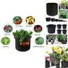 Versatile Fabric Root Pots Smart Plant Grow Pot Bags With Large Capacity For Thriving Plants