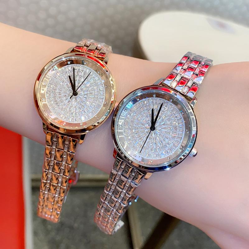 Gypsy Star Diamond Full Diamond Steel Belt Watch Women'S Luxury High Sense Women'S Watch