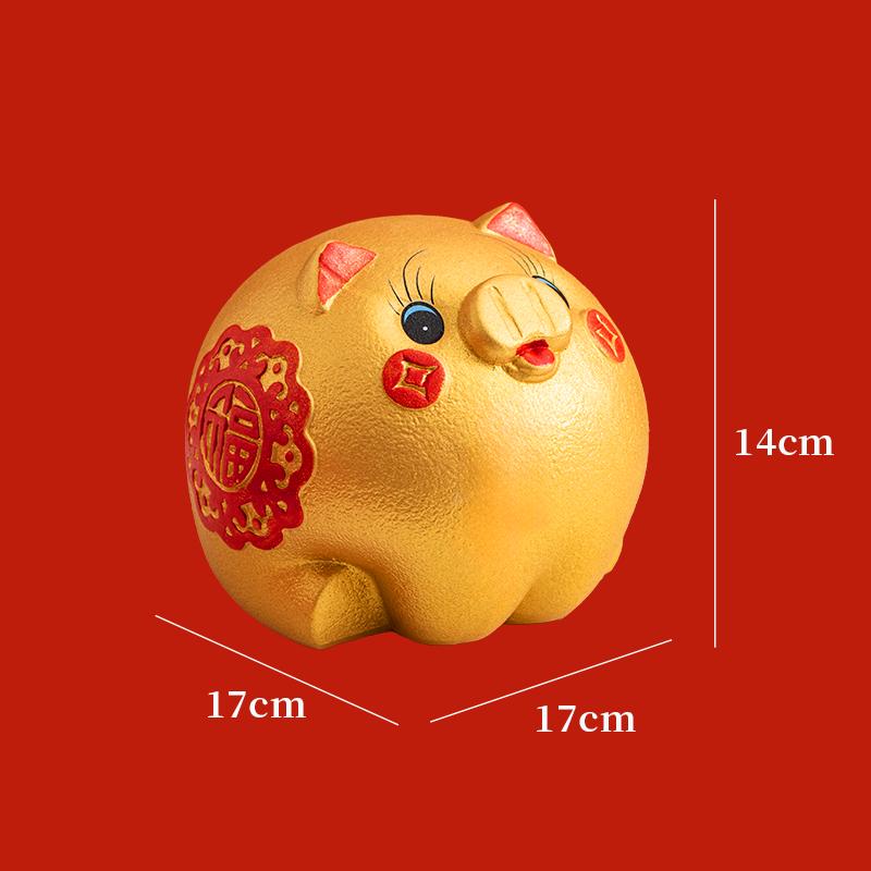 

Копилка-копилка для свиньи, украшение, простота, детская, творческая, гостиная, мультяшное, удачное украшение, бытовая керамическая копилка