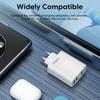 PD 120W GaN Quick Charger 3.0 US EU Plug Travel Portable 5 Port USB Type C Fast Charging Suitable For Android Ios iPhone Xiaomi