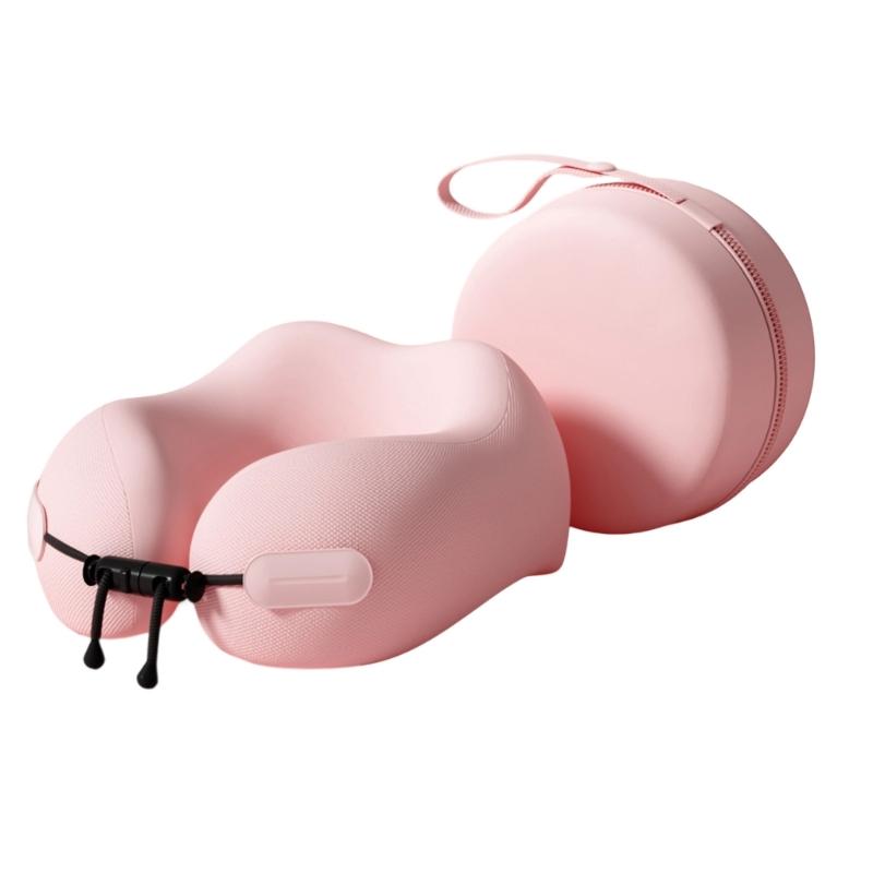 Nackenkissen für Reisen, Reise-Nackenkissen für Flugzeuge Memory-Schaum Reisekissen für Flug Kopfstütze Schlaf, Tragbar