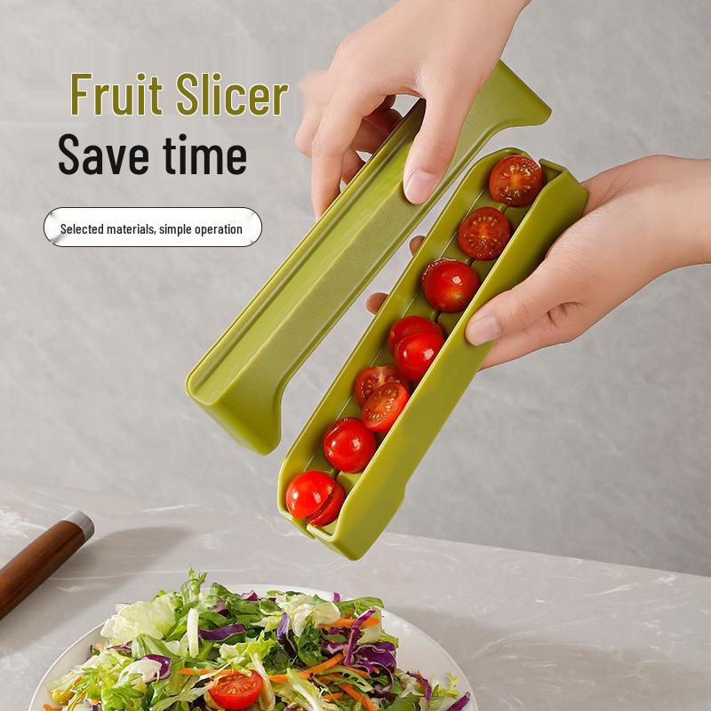 Tomato & Cherry Slicer: Vegetable Holder and Salad Divider