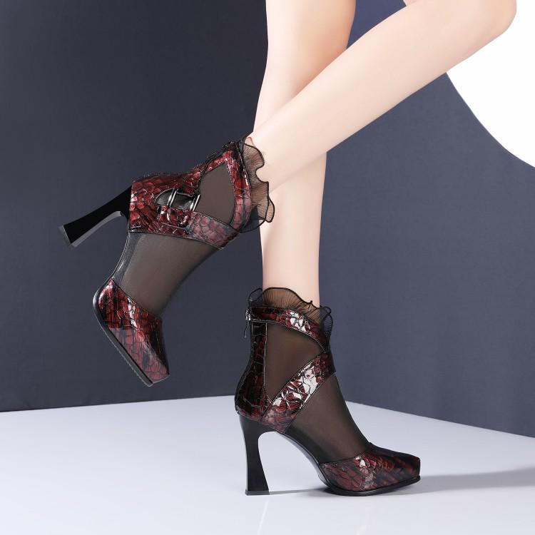 Plataforma impermeable zapatos de tacón alto primavera y verano 2020 nuevo  puntiagudo encaje grueso tacón romano sandalias de tenis para mujer comprar  a buen precio — entrega gratuita, reseñas reales con fotos — Joom