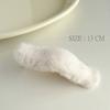 Maillard Pearl Plush Hairpin Women'S Back Head Hair Clip Large Duck Bill Clip Temperament Hairpin Headdress
