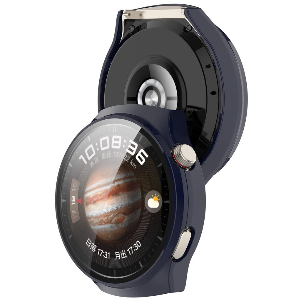 Smartwatch Tempered Glass Protectors Bumper Sleeve Full Protective Cover Scratch Resistant Case for Huawei Watch 4 Pro