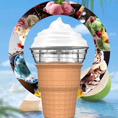 Yousheng Electric Ice Cream Maker Quick DIY Fruit Ice Cream Machine for Homemade Gelato Sorbet Yogurt Milkshakes Drinks