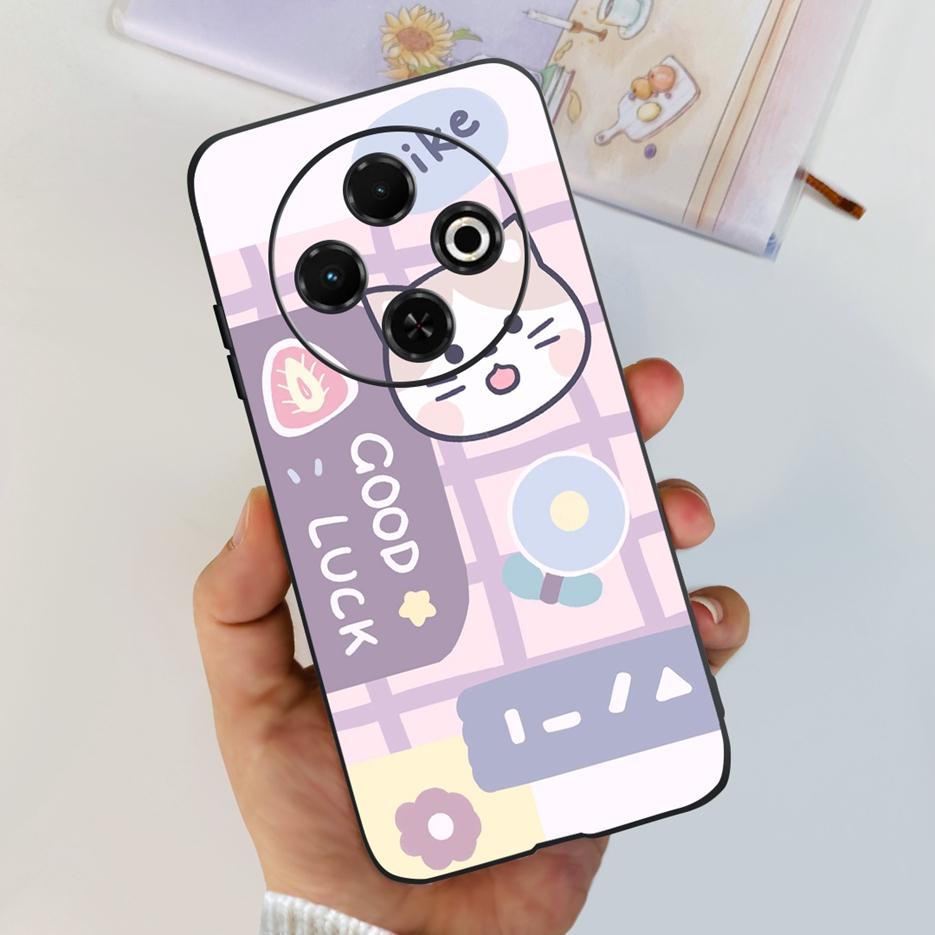 For Tecno Spark 30C 4G Case kl5 kl5n Stylish Painted Cover Shockproof Phone Case For Tecno Spark 30C Spark30C 4G Soft TPU Fundas