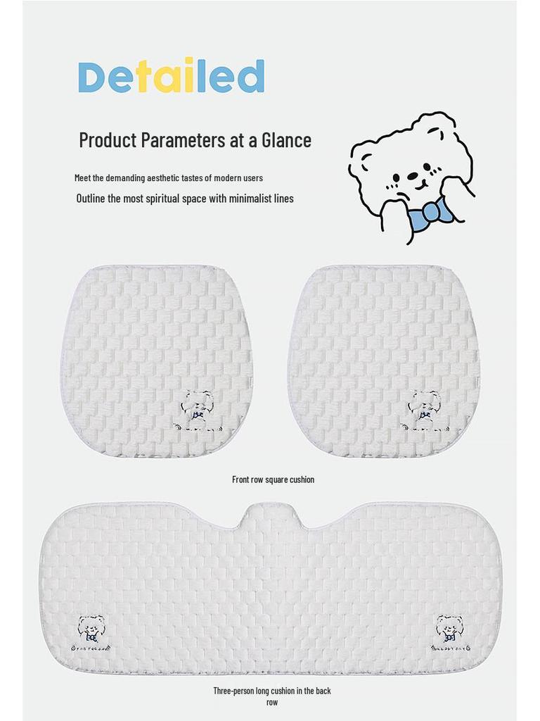 Universal Plush Fleece Car Seat Cushion: Thick, Cozy, and Cute for Autumn and Winter