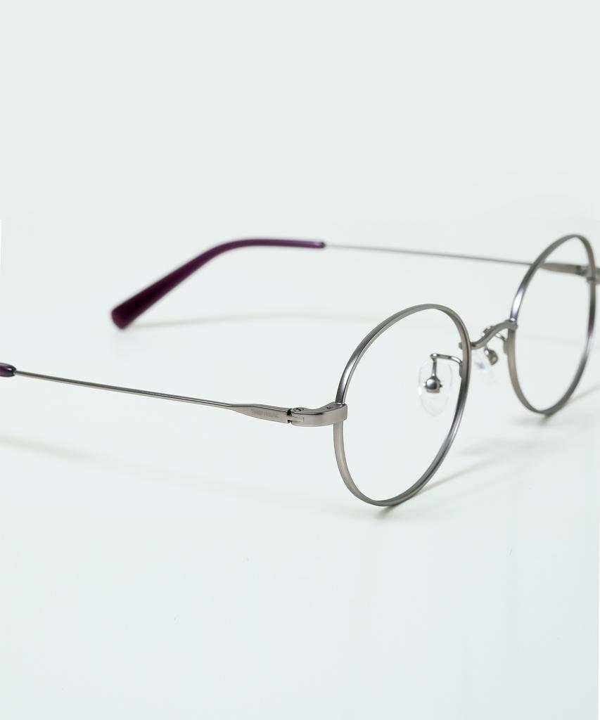 Timideupeulikeu Puni Gunmetal Titanium Glasses