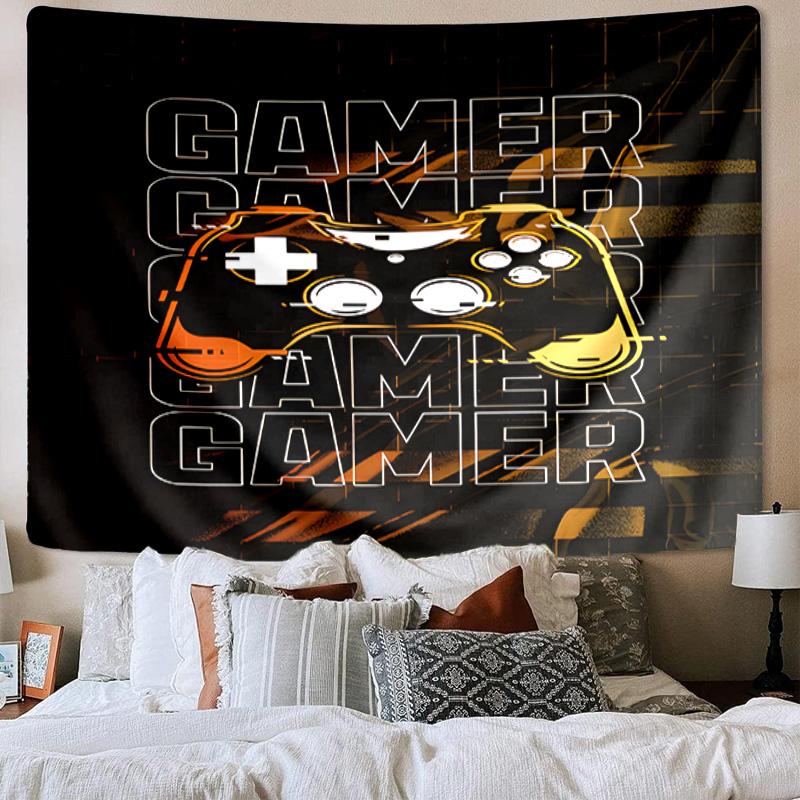 Geek Gamer Culture Printed Tapestry, Wall Hanging,Livingroom, dormitory, Large Wall Decor, Fabric Decor Fan Birthday Gifts