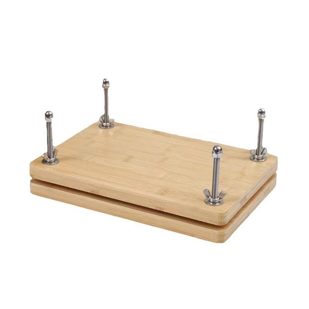Wooden Bamboo Book Press Portable Book Press Binding Machine Book Binding Kits  Book Binding Tool